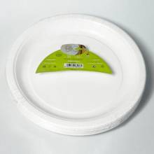 Piatto Bianco tondo 18cm Biodegradabile